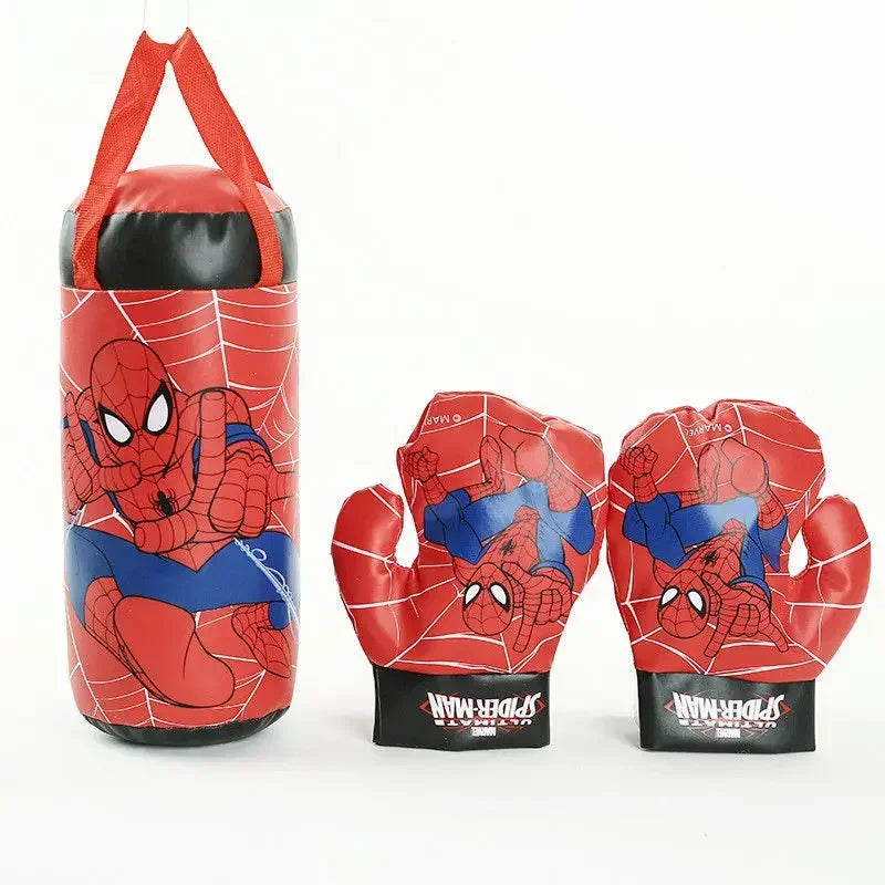 Marvel Spider-Man Kids' Mini Boxing Gloves & Hanging Sandbag Set – Stress Relief & Fun for Movie Fans - Premium punching bag from Lizard Vigilante - Just $23.88! Shop now at Lizard Vigilante