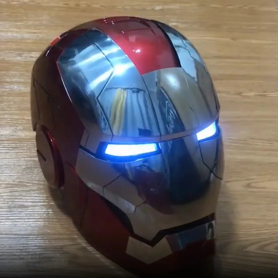 New AutoKing 1:1 Mk5 Iron Man Helmet Cosplay Voice Control Eyes with Light Model Toys for Adult Electric Wearable Christmas Gift - Premium  from Lizard Vigilante - Just $199.99! Shop now at Lizard Vigilante