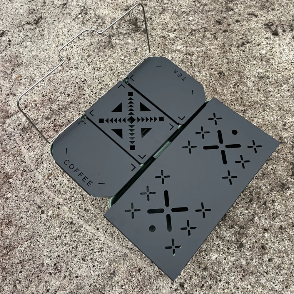 Aluminum Alloy Folding Table Top for Stanley Lunch Box 9.4L - Versatile Outdoor Camping Gear!