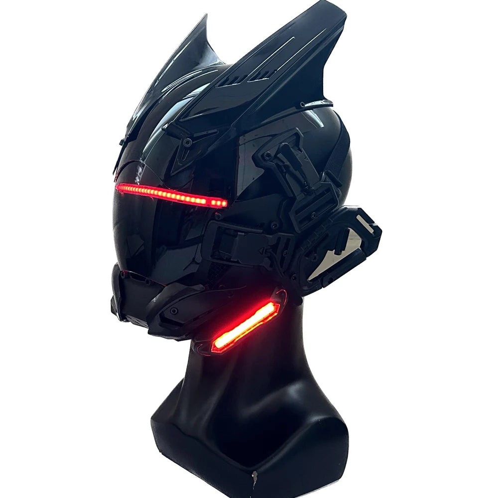 Cyberpunk Mask Cosplay  Futuristic Cool Technology Led Helmet For Dj Music Festivals/Stage Performances/Photography Props - Premium  from Lizard Vigilante - Just $119.99! Shop now at Lizard Vigilante