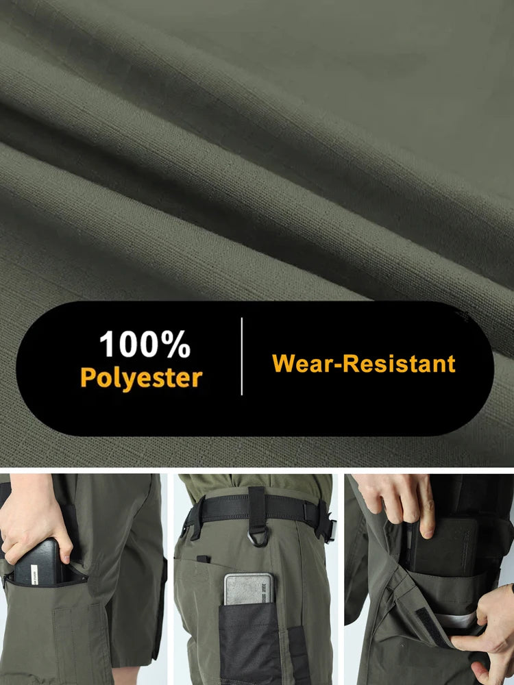 Riot-Ready Recon Multi-Pocket Tactical Cargo Pants