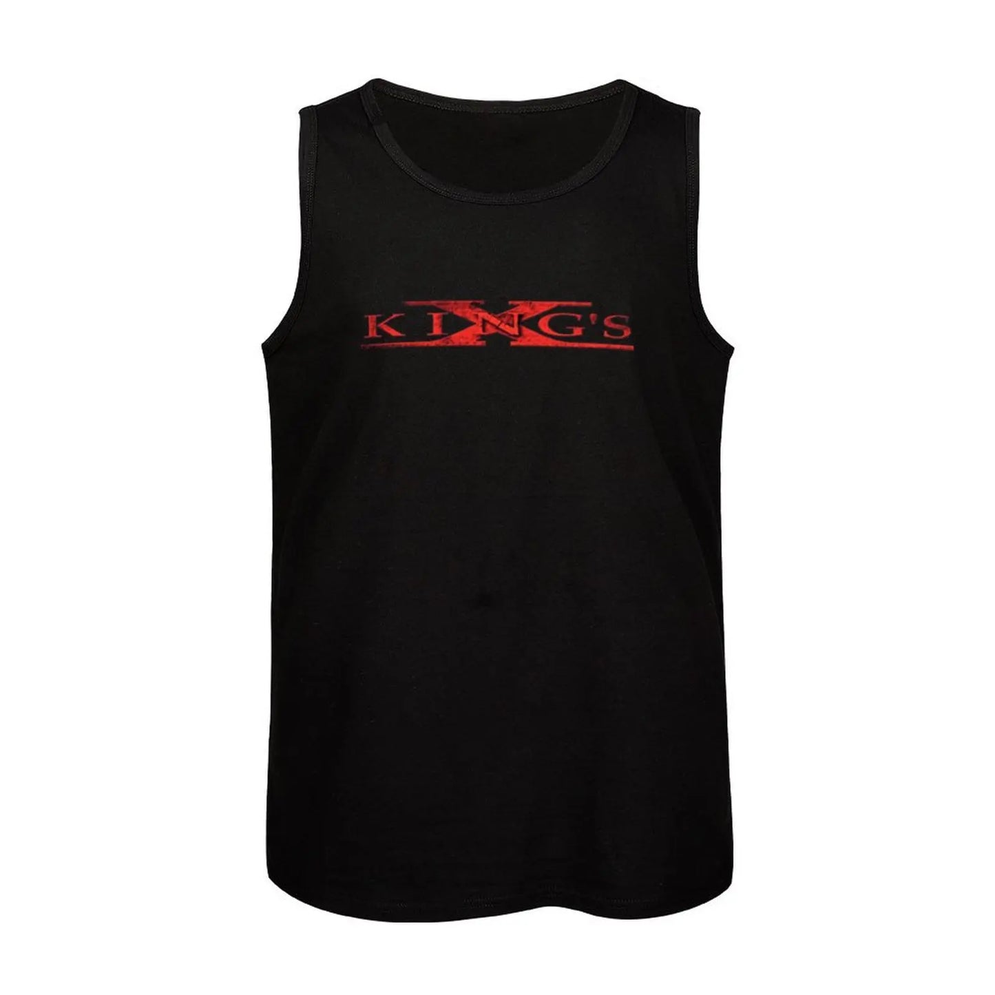 King's X Band Logo Tank Top Clothing Gym T-Shirts Men's Tops - Premium Tank Top from Lizard Vigilante - Just $24.99! Shop now at Lizard Vigilante