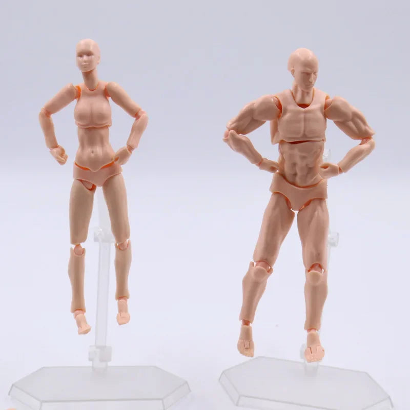 Articulated Human Figma Figurine Drawing Sketch People Statues Art Painting Joint Figurine Sculpture Decoration Desk Accessories