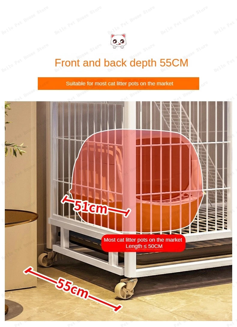 Cathedral of Chaos — Multi-Level Iron Fortress Cat Villa for Feral Royalty & Streetwise Legends