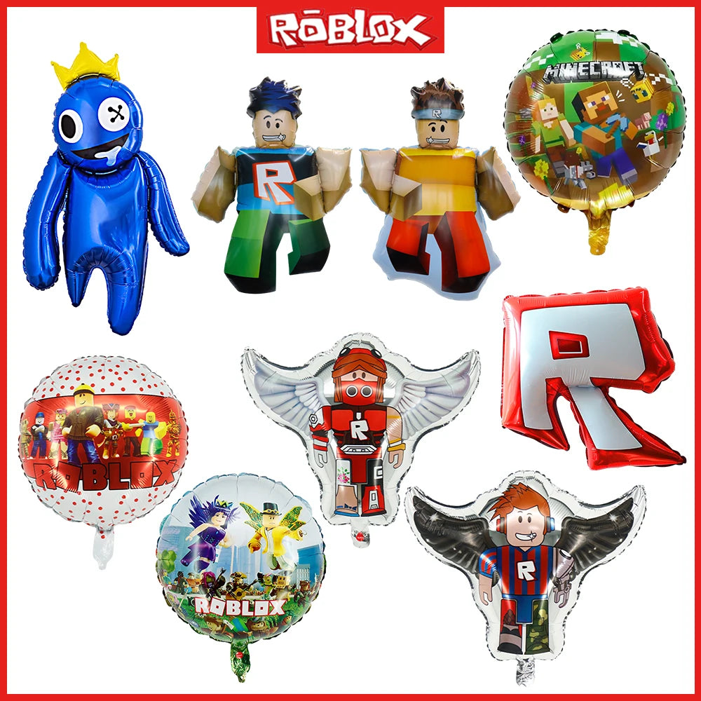 New Roblox Cartoon Modeling Game Aluminum Film Balloon – Birthday Party Supplies & Decorations for Children - Premium balloon from Lizard Vigilante - Just $15.99! Shop now at Lizard Vigilante