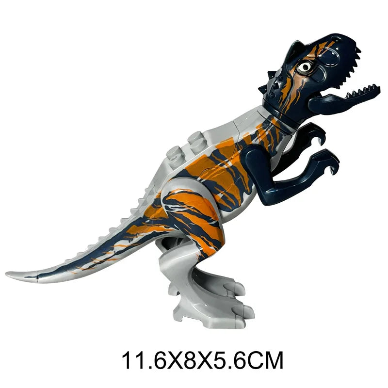 Dinosaurs Figures Bricks Building Blocks Velociraptor Jurassic Dino World Large T-Rex Triceratops Indominus Rex Toys For Kids - Premium toys from Lizard Vigilante - Just $1.99! Shop now at Lizard Vigilante