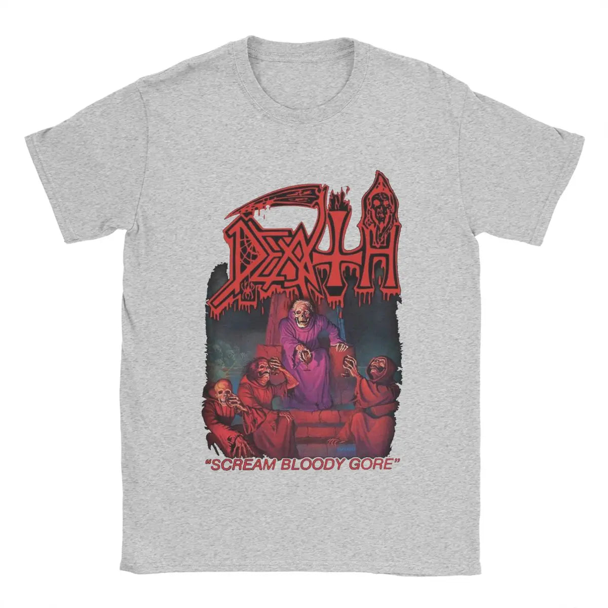 Death Rock Band "Scream Bloody Gore" T-Shirt – Men’s & Women’s 100% Cotton Funny Casual Tee - Premium T-Shirt from Lizard Vigilante - Just $23.88! Shop now at Lizard Vigilante