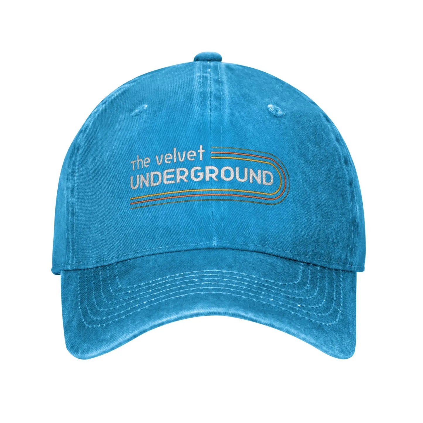 The Velvet Underground Vintage Rock Baseball Cap – Distressed Cotton Snapback Hat for Men and Women
