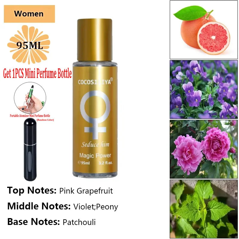Perfume Spray Pheromone Flirting Seduction Charming Air Refreshing Skin Mist Lasting Fragrance Party Dating Perfume 50ML/95ML