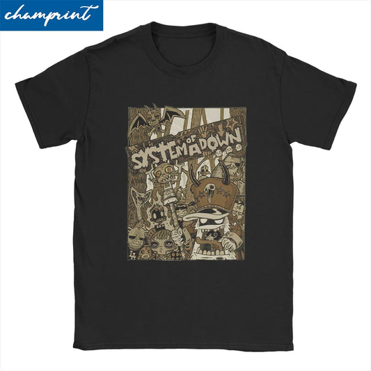 System Of A Down Unisex T-Shirt Music Vintage Cotton Tee Shirt Short Sleeve Heavy Metal T Shirt Crewneck Clothing Gift Idea - Premium  from Lizard Vigilante - Just $18.99! Shop now at Lizard Vigilante