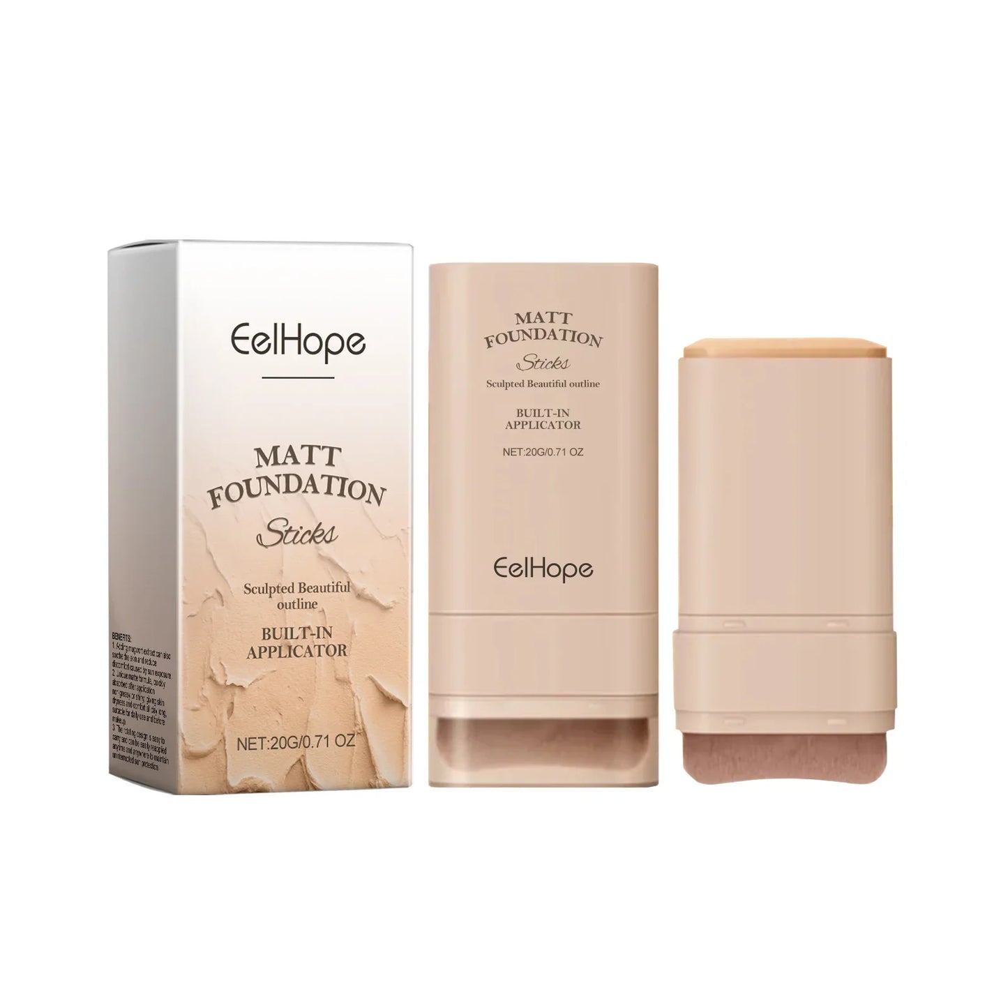 Eelhope Concealer Foundation Cream Long-Lasting Makeup Full Coverage Lightweight Waterproof Foundation Face Concealer Cosmetics