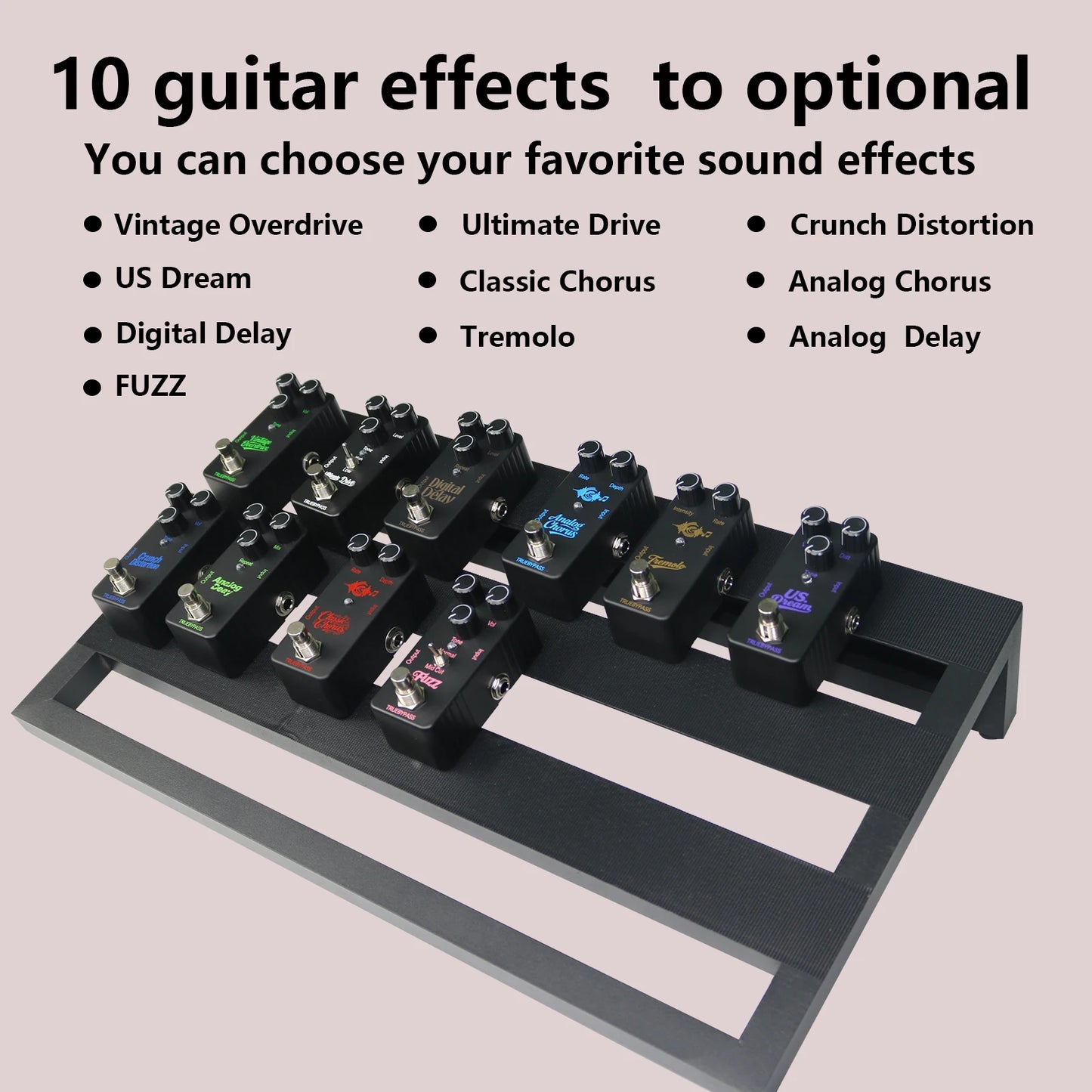 The BK68 Mini Guitar Pedal Series: Your Essential Overdrive, Distortion, Chorus, & Delay Effects