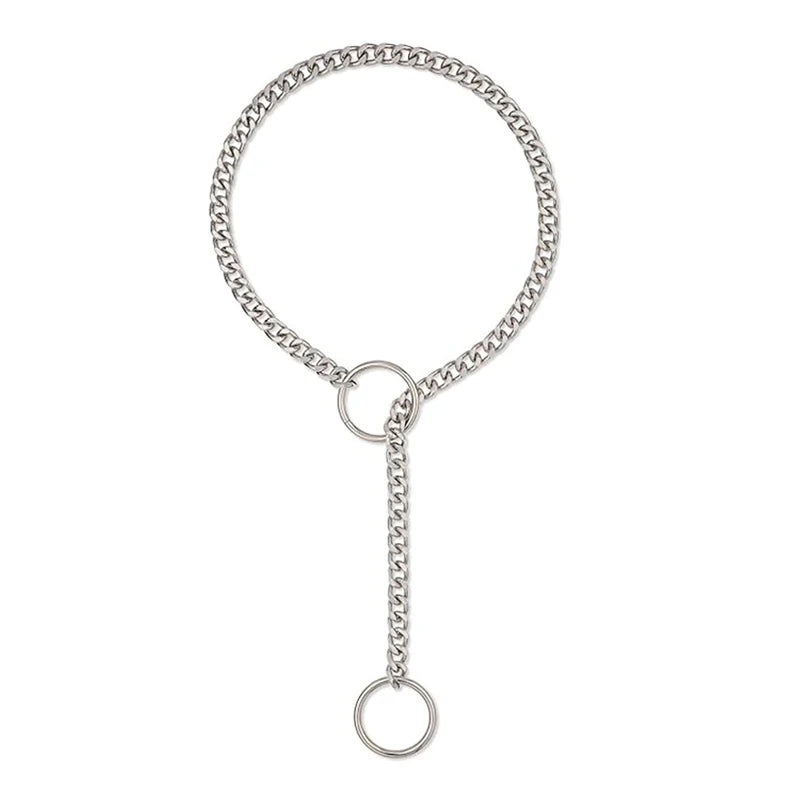 Heart O-Ring Slip Chain Women's Necklace Punk Rock Stainless Steel Cuban Long Necklace Jewelry Adjustable Lariat Y-Necklace Key - Premium Necklace from Lizard Vigilante - Just $19.99! Shop now at Lizard Vigilante