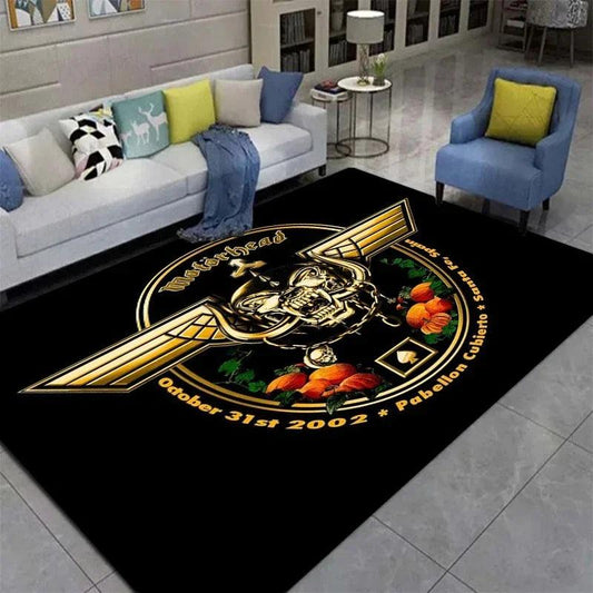 Motörhead Band Printed Carpet Living Room Bedroom Fashionable and Beautiful Anti Slip Carpet Photography Props Birthday Gift - Premium rug from Lizard Vigilante - Just $13.99! Shop now at Lizard Vigilante