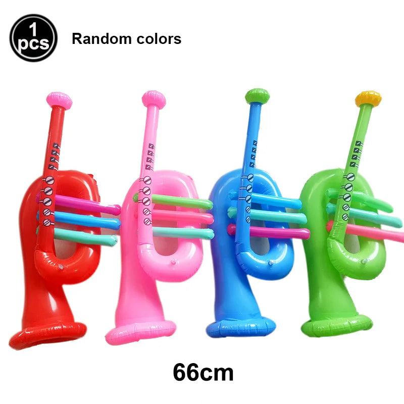 35inch Inflatable Guitar Inflatable Rock 'N Roll Electric Guitar for 80s 90s Themed Party Adults Kids Music Birthday Party - Lizard Vigilante