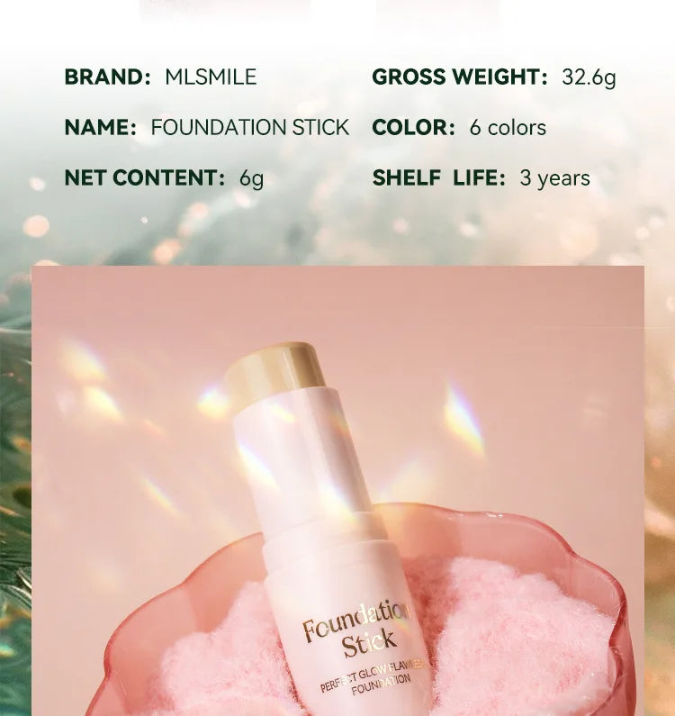 Concealer Foundation Make-up Stick Oil Control Natural Isolation Bb Cream Moisturizing Long-term Liquid Foundation Cosmetics