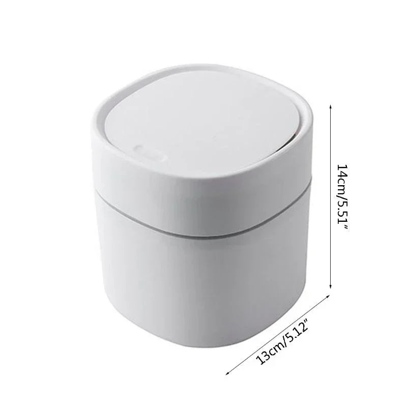 Desktop Garbage Basket, Home Table Plastic Trash Can, Office Supplies, Small Waste Bins, Dustbins, Sundries Barrel Box, Mini