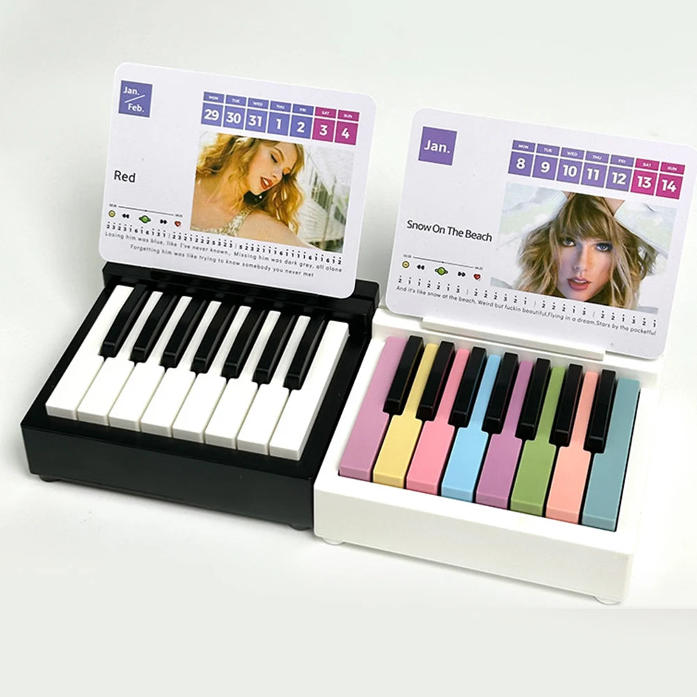 2025 Taylor Piano Calendar - Playable 15-Key Piano with 27 Music Cards & 52 Songs | Perfect Gift for Music Lovers & Fans - Premium piano from Lizard Vigilante - Just $26.99! Shop now at Lizard Vigilante