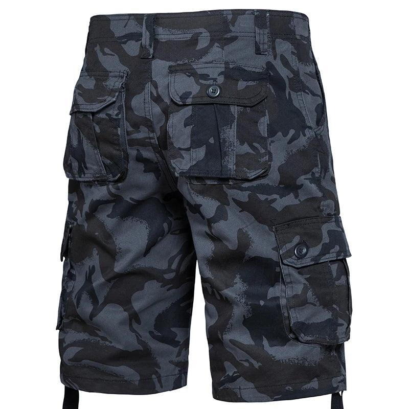 Men's Best Camo Shorts Summer Casual Half Pants Camouflage Outdoor Sports Short Pants Side Pocket Cotton Breathable Shorts - Lizard Vigilante