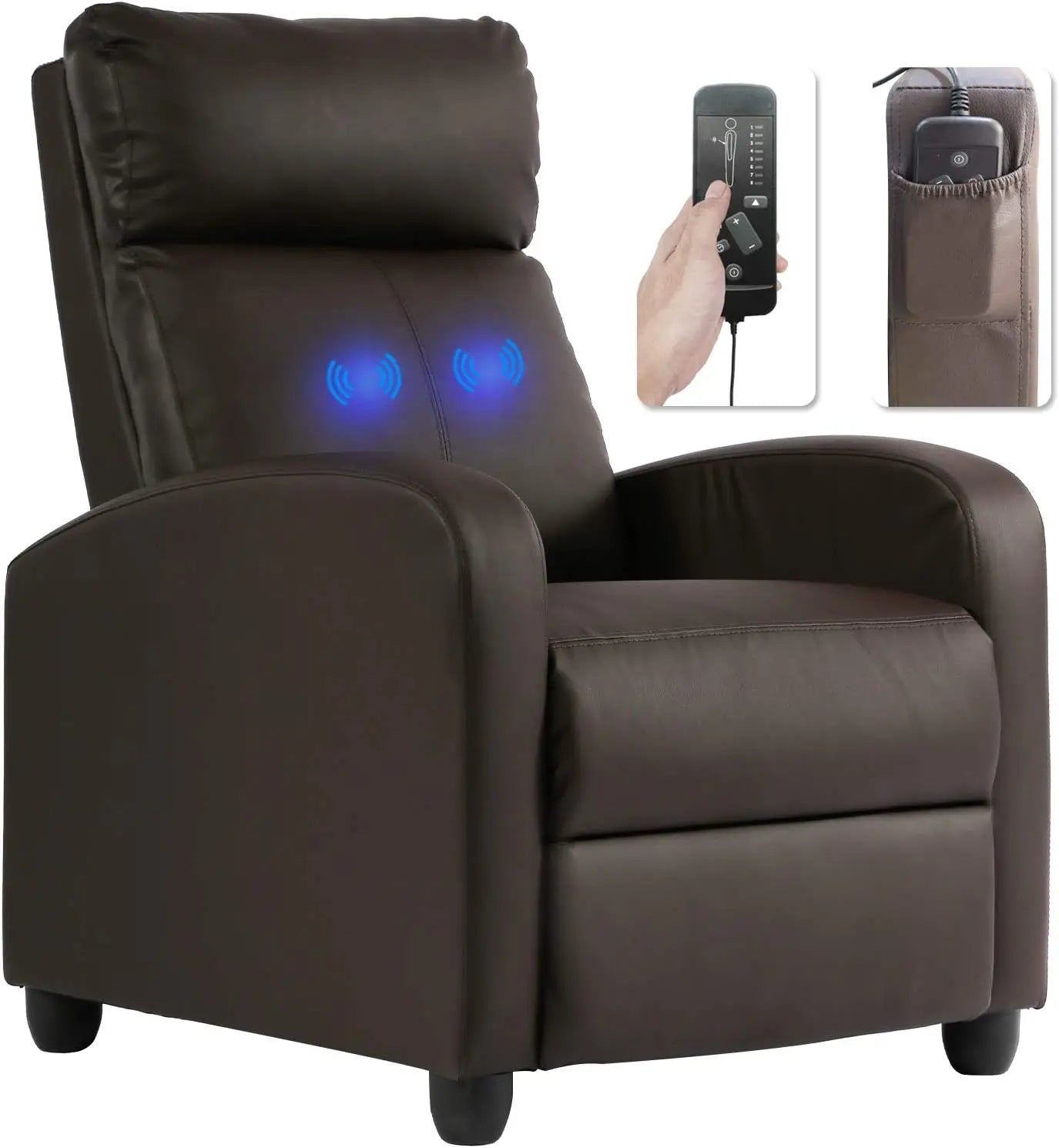 Chair for Living Room Massage Recliner Sofa Reading Chair Winback Single Sofa Home Theater Seating - Premium  from Lizard Vigilante - Just $199.99! Shop now at Lizard Vigilante