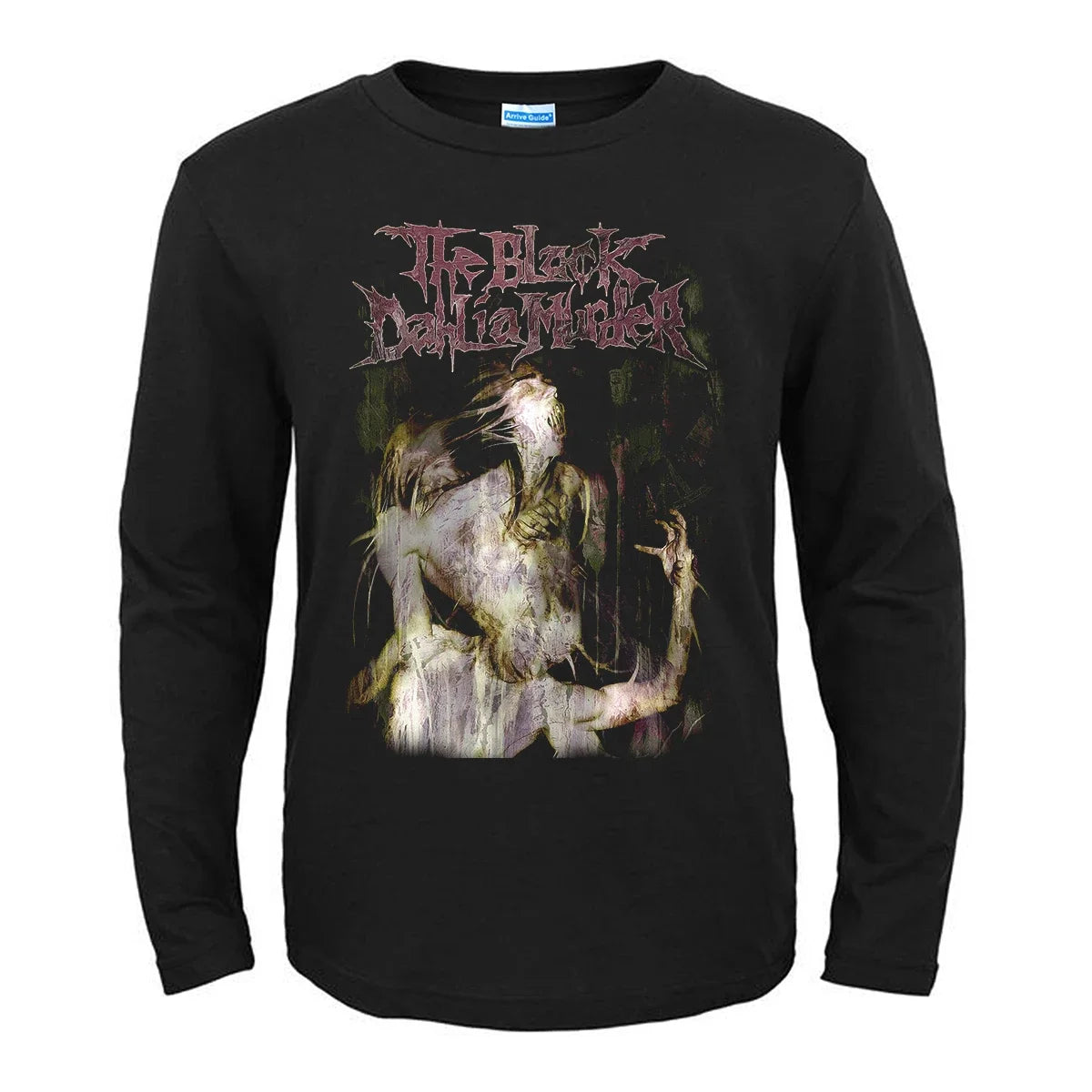 THE BLACK DAHLIA MURDER  Melodic Death Metal  Skull Print T-shirt Mens Cotton Tee-shirt Harajuku Streetwear Oversized T Shirts - Premium long sleeve tee from Lizard Vigilante - Just $27.99! Shop now at Lizard Vigilante