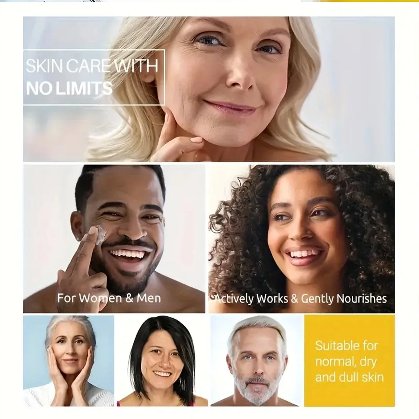 Vitamin a Collagen Cream, Facial Collagen Cream, Firming, Day and Night Moisturizing, Suitable for Both Men and Women