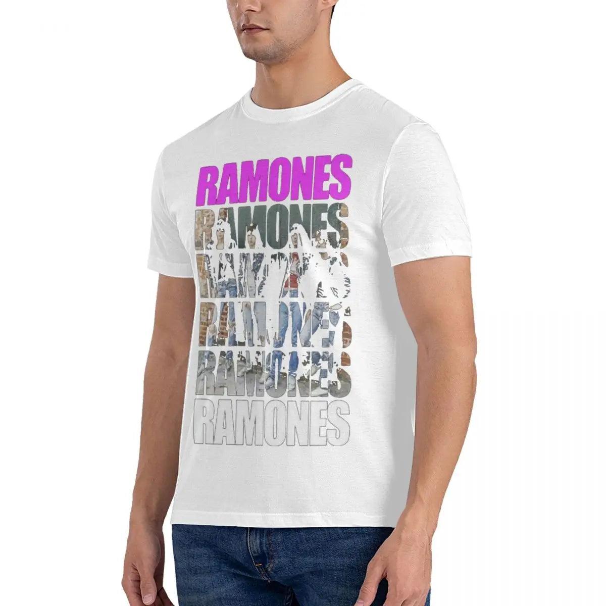 Ramones Graphic T-Shirt Punk Rock Unisex Men T Shirt New Fashion Print Slim Fit T Shirt O Neck Top Quality COTTON Tops Tees - Premium t-shirt from Lizard Vigilante - Just $23.99! Shop now at Lizard Vigilante