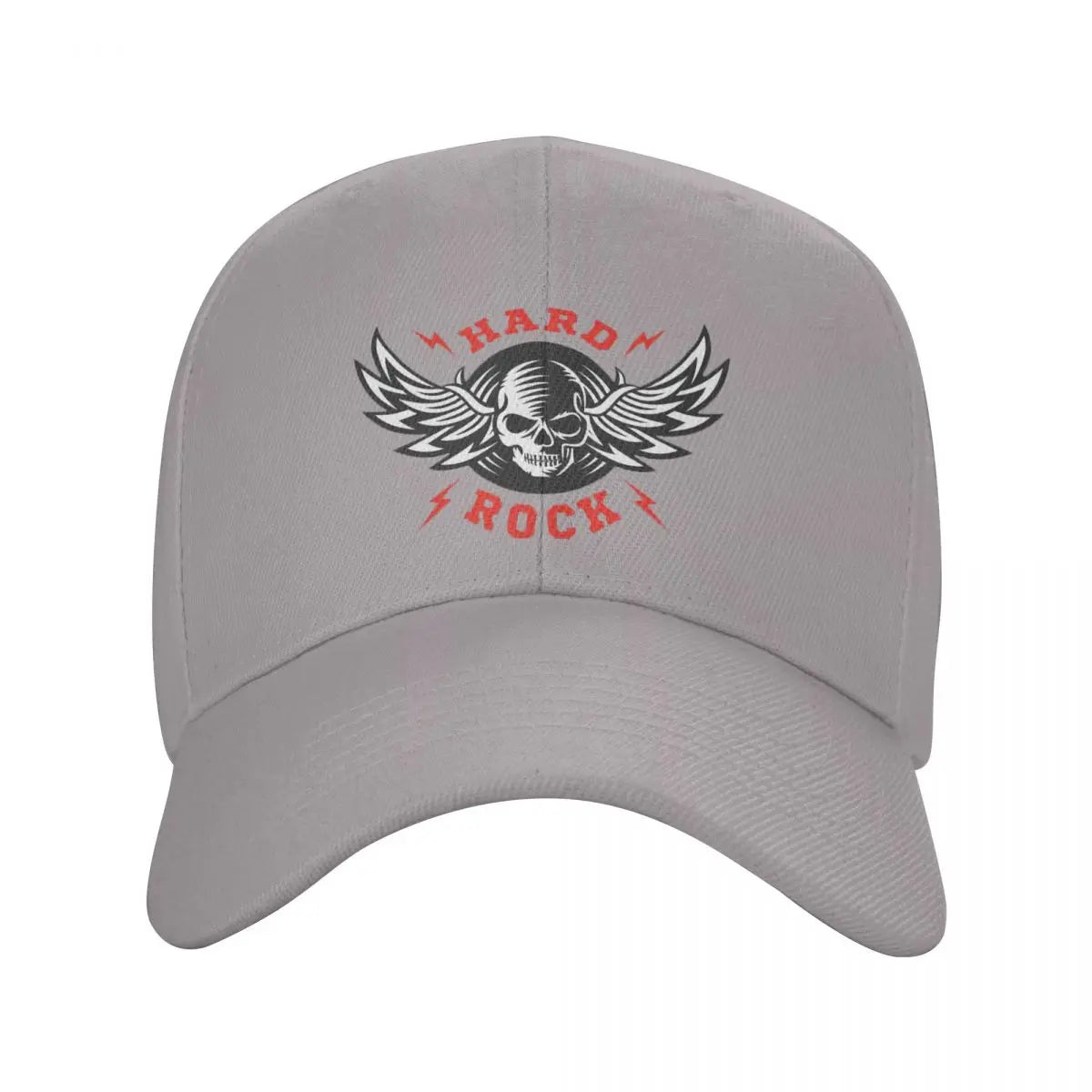 Skull Baseball Cap for Women Men Classic Rock Music Festival Logo Breathable Heavy Metal Skull Trucker Hat Outdoor - Lizard Vigilante