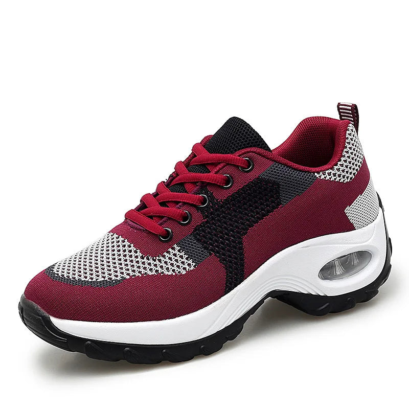 Women's Lightweight Air Cushion Walking Shoes - Breathable Mesh, Casual Sport Shoes for Spring & Autumn - Premium shoes from Lizard Vigilante - Just $48.88! Shop now at Lizard Vigilante