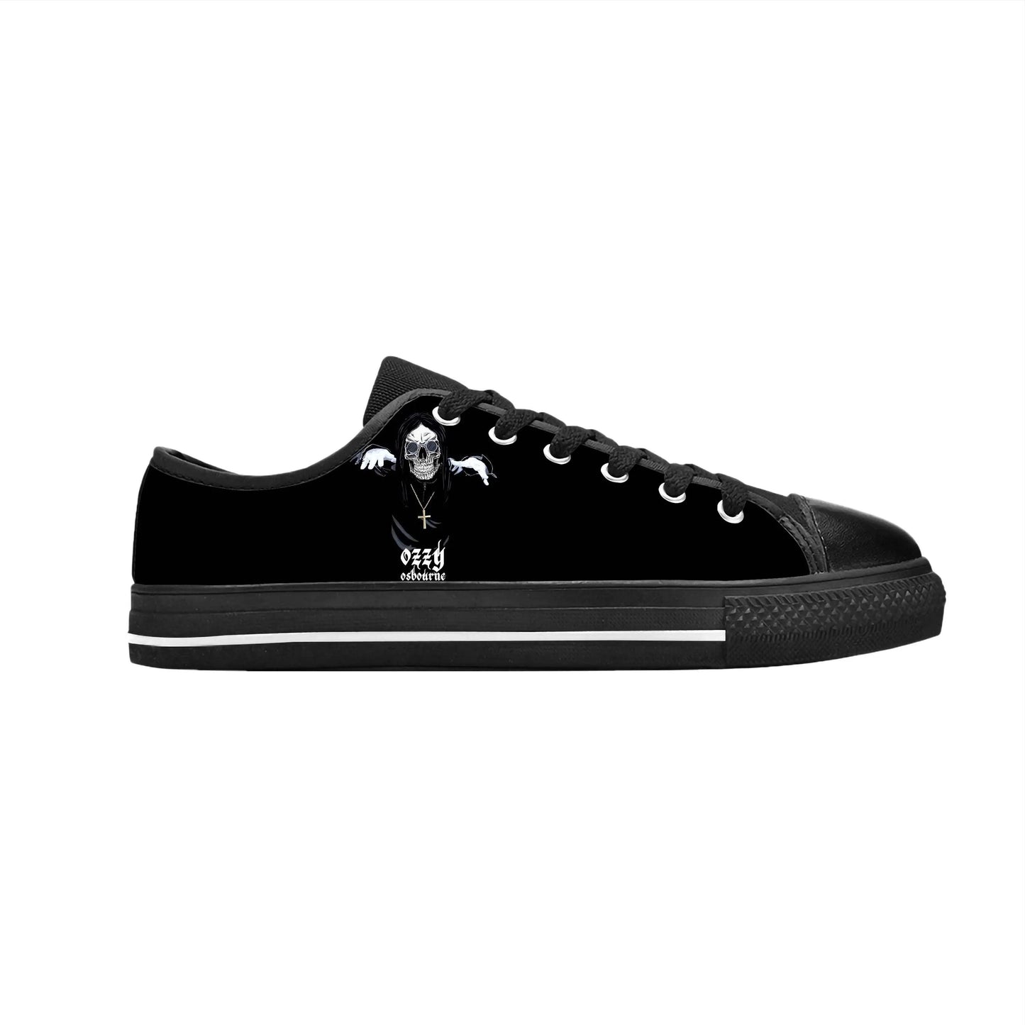 Unleash Your Inner Rock Star: Ozzy Osbourne 3D Print Casual Sneakers - Premium Shoes from Lizard Vigilante - Just $39.99! Shop now at Lizard Vigilante