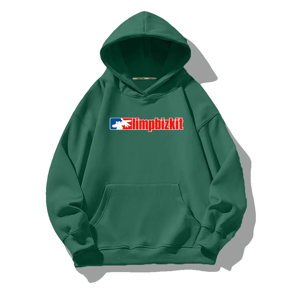 Retro Limp Bizkit Graphic Hoodie – Oversized Streetwear for Men & Women, Bold Hip-Hop Style Pullover Sweatshirt for All Seasons - Premium hoodie from Lizard Vigilante - Just $38.88! Shop now at Lizard Vigilante