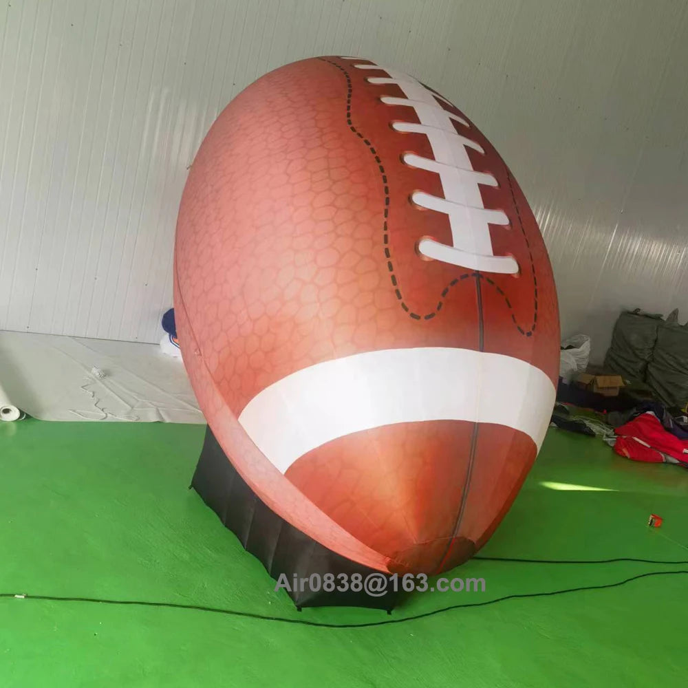 Giant Inflatable Football Replica Balloon Giant Inflatable Foot Ball Model For Advertising, Tailgate Parties, Shindigs, Raves, Hootenannies - Premium inflatable from Lizard Vigilante - Just $669.99! Shop now at Lizard Vigilante