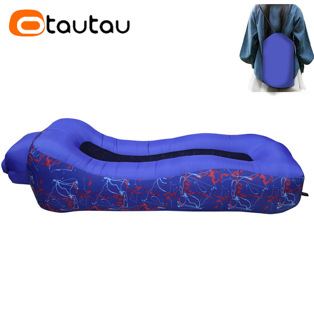 Inflatable Sofa Bed Swimming Pool Floating Raft Sac Beach Garden Outdoor Portable Folding Camping Chaise Lounge Recliner Pouf - Premium  from Lizard Vigilante - Just $63.99! Shop now at Lizard Vigilante