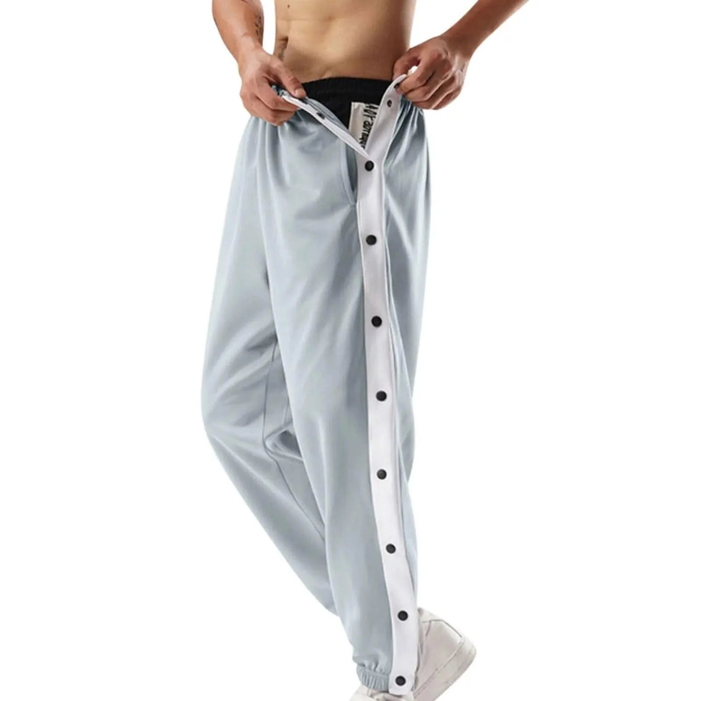 Men's Fashion Track Pants - Casual Streetwear Joggers, Hip Hop Gym Sweatpants with Pockets - Premium track pants from Lizard Vigilante - Just $23.88! Shop now at Lizard Vigilante