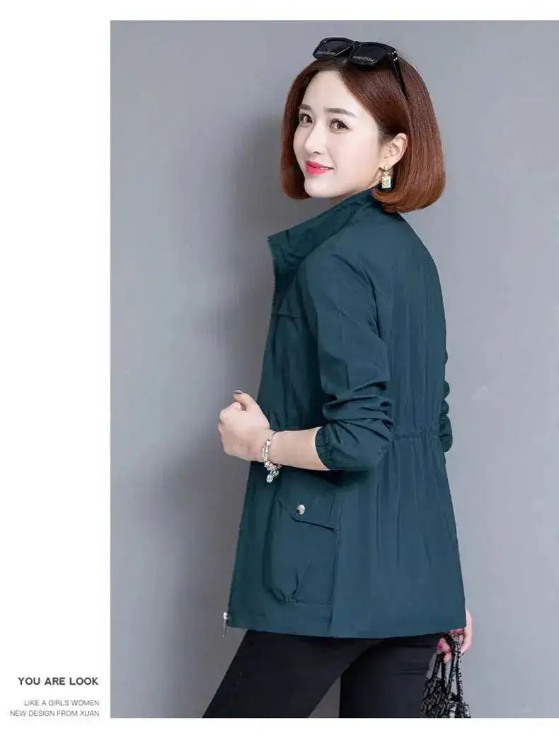 2023 New Spring Women's Jackets Causal Windbreaker Famale Thin Basic Coat Lightweight Jacket Outwear Women Clothing