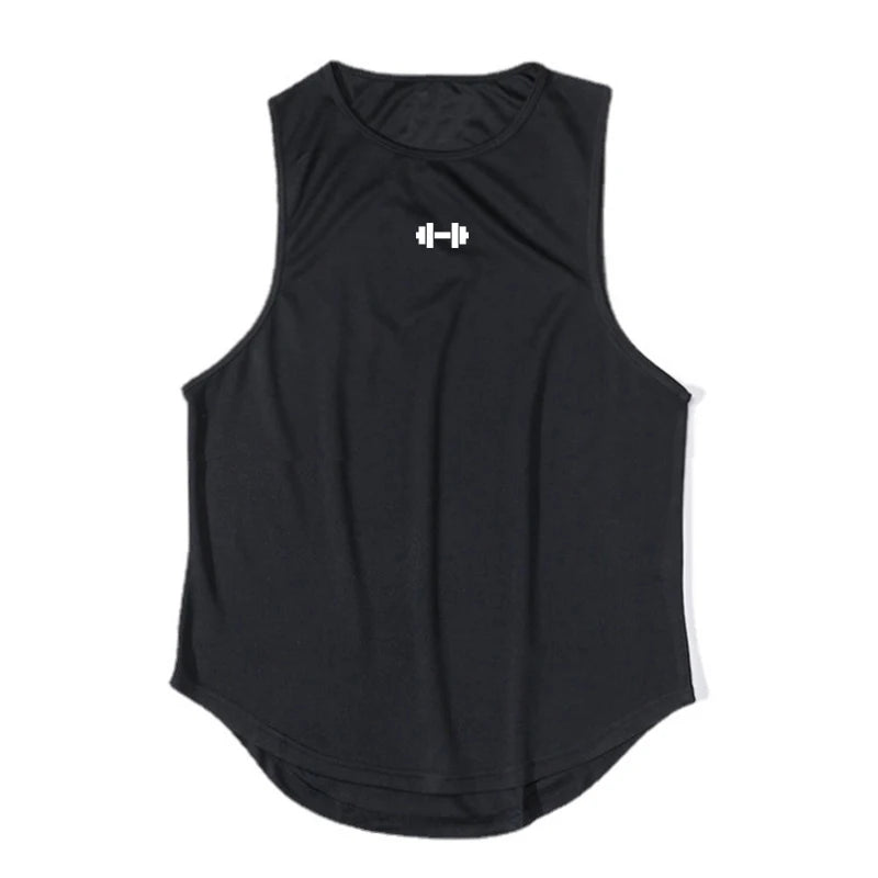 Summer Men's Gym Tank Top Fitness Training Clothing Quick-drying Loose Bodybuilding Sleeveless Shirt Men Fashion Basketball Vest - Premium  from Lizard Vigilante - Just $13.99! Shop now at Lizard Vigilante