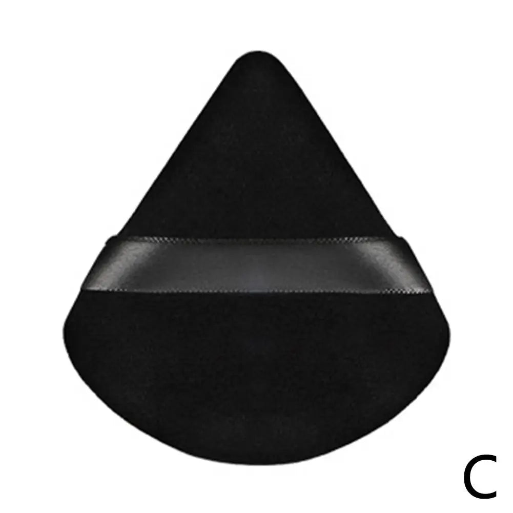 1pcs Washable Velvet Foundation Puff Triangle Powder Puff Soft Makeup Sponge for Face Make Up Eye Contouring Shadow