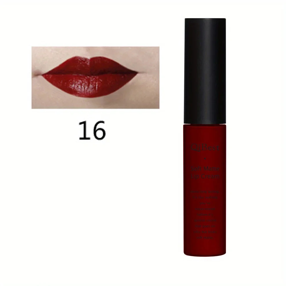 Luxurious Matte & Volumizing Lipstick - Waterproof, Long-Lasting, 20 Diverse Shades | Ideal Gift for Valentine's Day