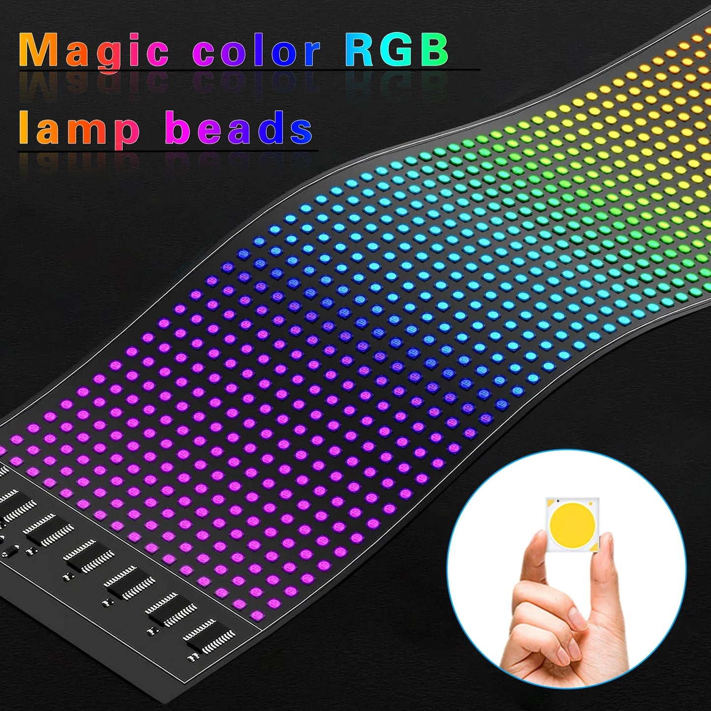 Halloween LED Matrix Pixel Panel – RGB Scrolling Text Animation Display for DIY Advertising & Parties - Premium text display from Lizard Vigilante - Just $47.99! Shop now at Lizard Vigilante