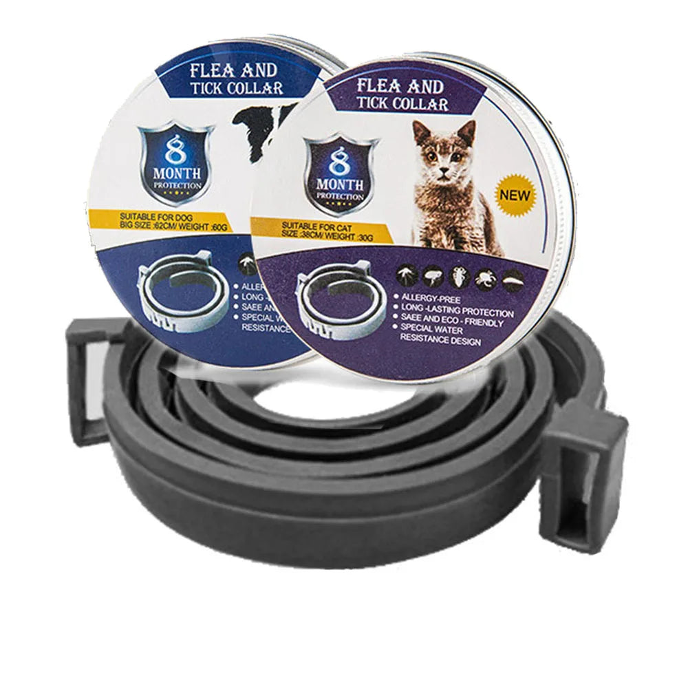 Easy To Use, Dog and Cat Anti-Flea & Tick Collar – 8-Month Protection for Pets - Premium flea collar from Lizard Vigilante - Just $22.88! Shop now at Lizard Vigilante