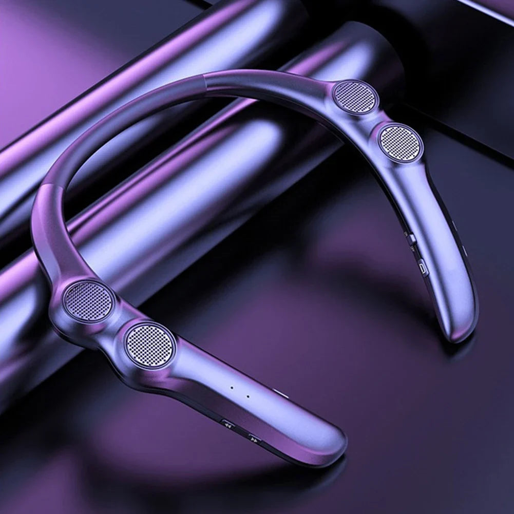 Wearable Bluetooth-compatible Speaker Hang Neck Wireless Subwoofer Sound Box