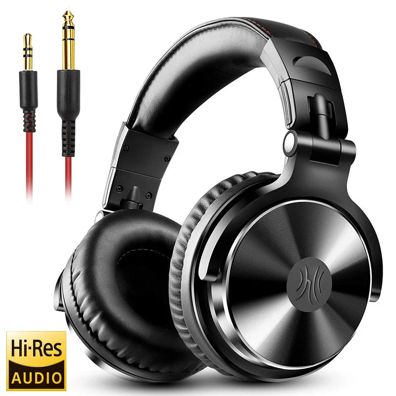 Oneodio Professional Studio Pro DJ Headphones with Microphone - Over-Ear HiFi Monitor Headset for Music, Phone, and PC - Premium headphones from Lizard Vigilante - Just $59.99! Shop now at Lizard Vigilante