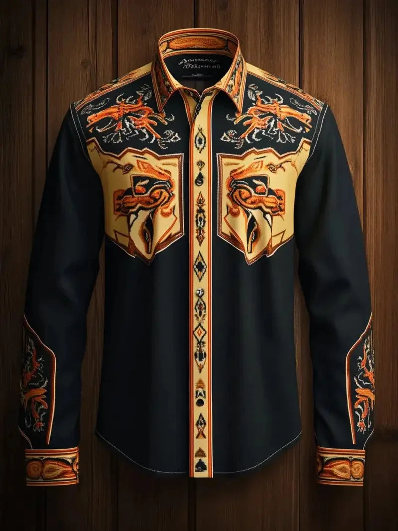 💥 Silk-Bamboo Backstage V.I.P.: The Floral Riot Act Shirt