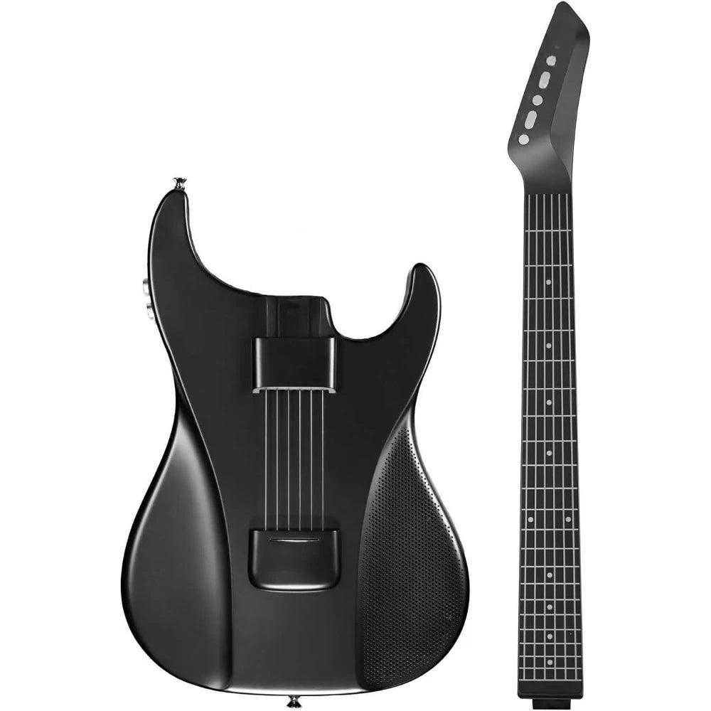 Stringless Guitar, Acoustic Electric Travel Guitar, Birthday Gifts Children for Guests, Portable Silent Guitar with Removable Neck - Premium Electric Guitar from Lizard Vigilante - Just $469.99! Shop now at Lizard Vigilante