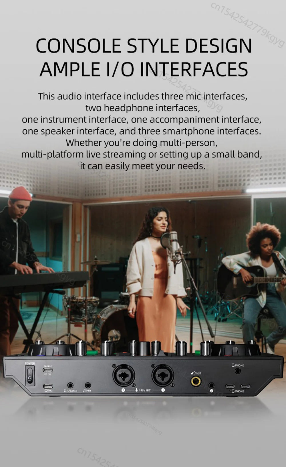 Takstar MX3 RiotMixer — Apocalypse Edition | Pro Webcast Sound Card With 16 FX, Dual XLR, Noise-Killer Engine & Chaos Control Console