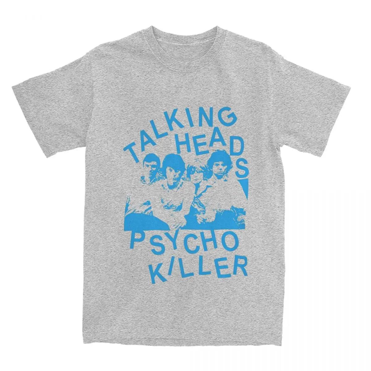 Talking Heads Psycho Killer Men Women's Rock Shirts Stuff Fashion Cotton Punk Music Band T Shirt Tee Clothes All Seasons - Lizard Vigilante