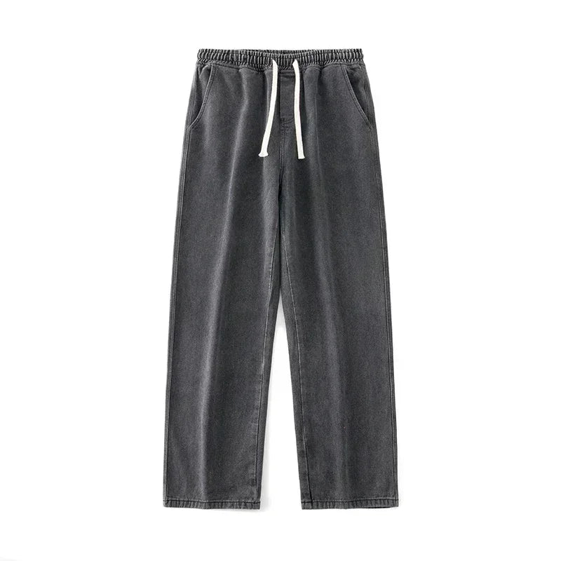 Street Riot Wide Leg Combat Jeans — Korean Style Loose Straight Pants For Men Who Move Like Thunder