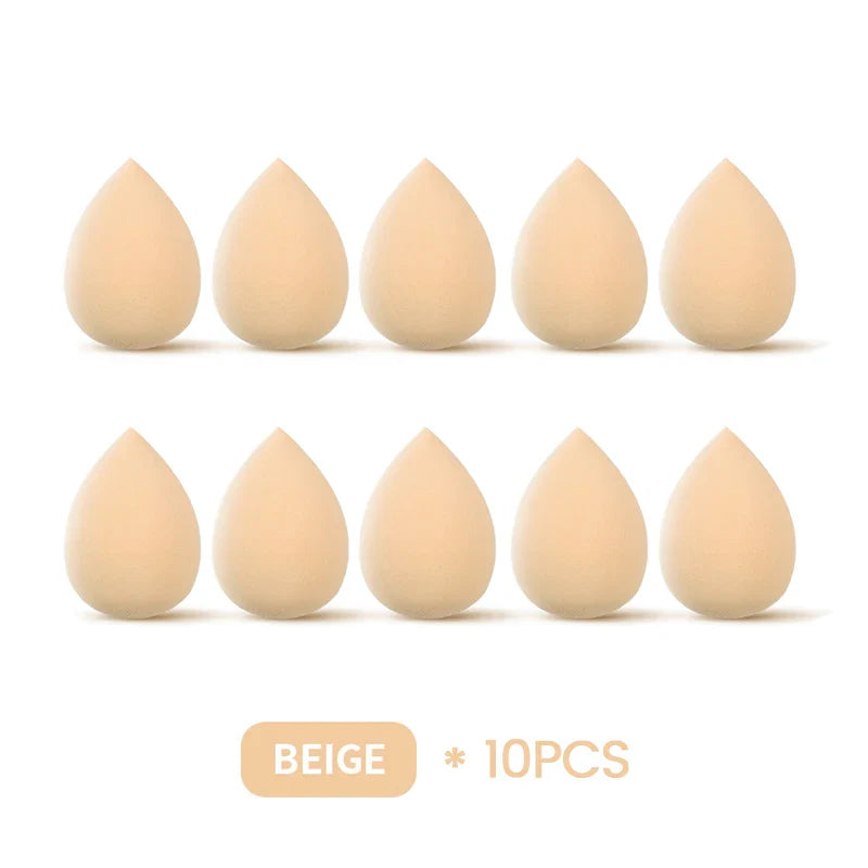 IMAGIC 10Pcs/Kit Makeup Sponge Set Soft Colorful Cosmetic Puff Powder Foundation Beauty Tool Wholesale Women Beauty Makeup Tool