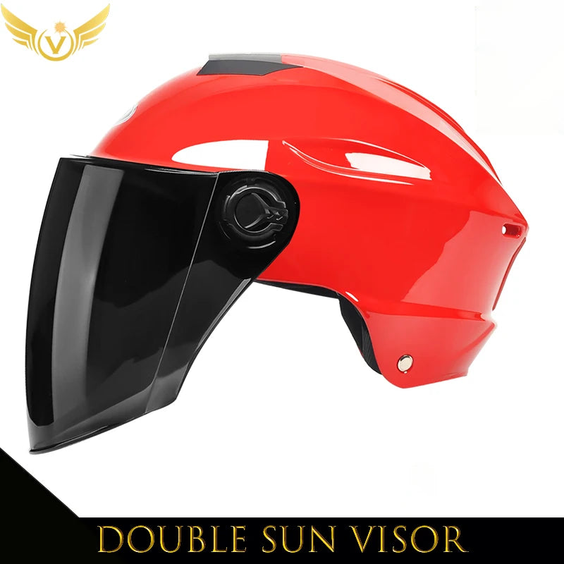 Electric Scooter Helmet Summer Vespa Chopper Motorcycle Helmets Safety Waterfall Soman Urban Articles Woman Men Moto Equipment - Premium bike helmet from Lizard Vigilante - Just $40.99! Shop now at Lizard Vigilante