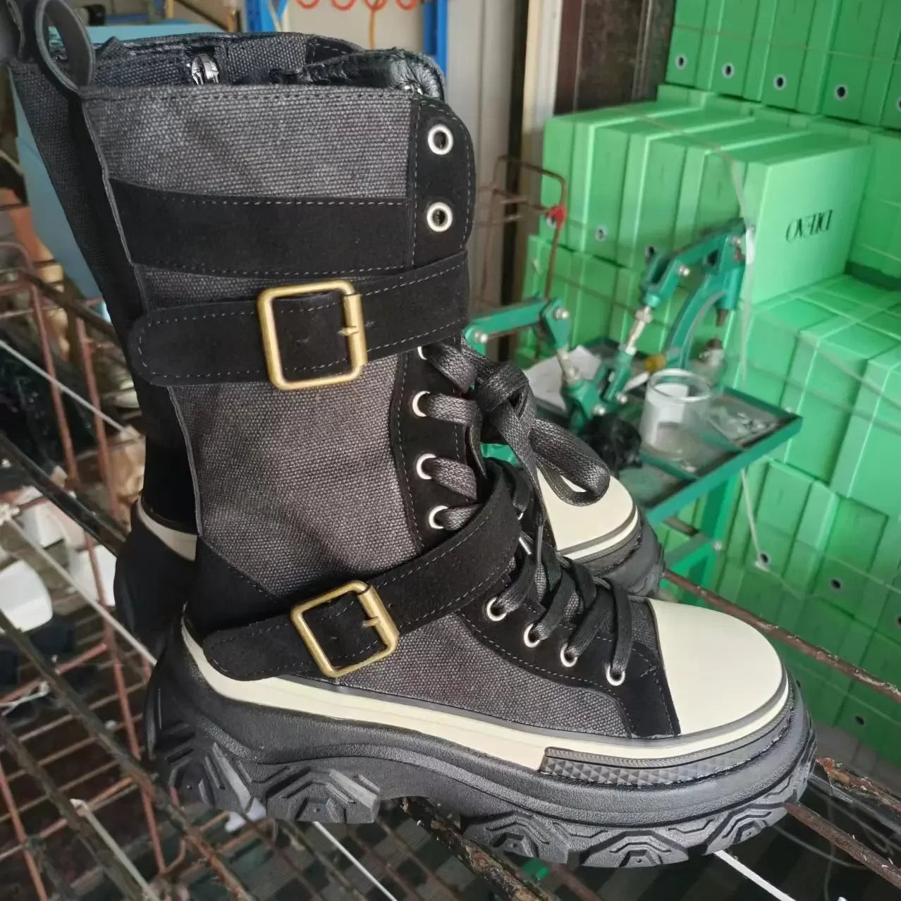 Rogue Halo Roman Hybrid Boots 2025 Punk Couture Street Edition